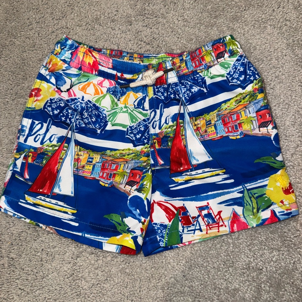 Ralph lauren toddler boy swim trunks shorts